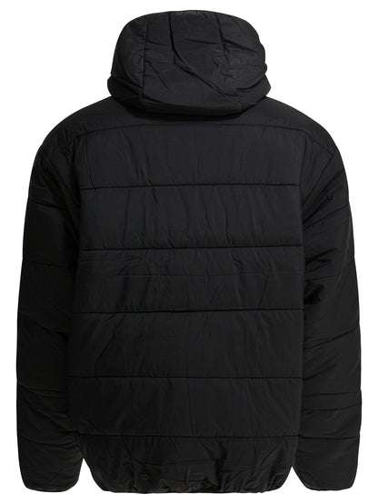 Reversible nylon short down jacket Jackets and Coats