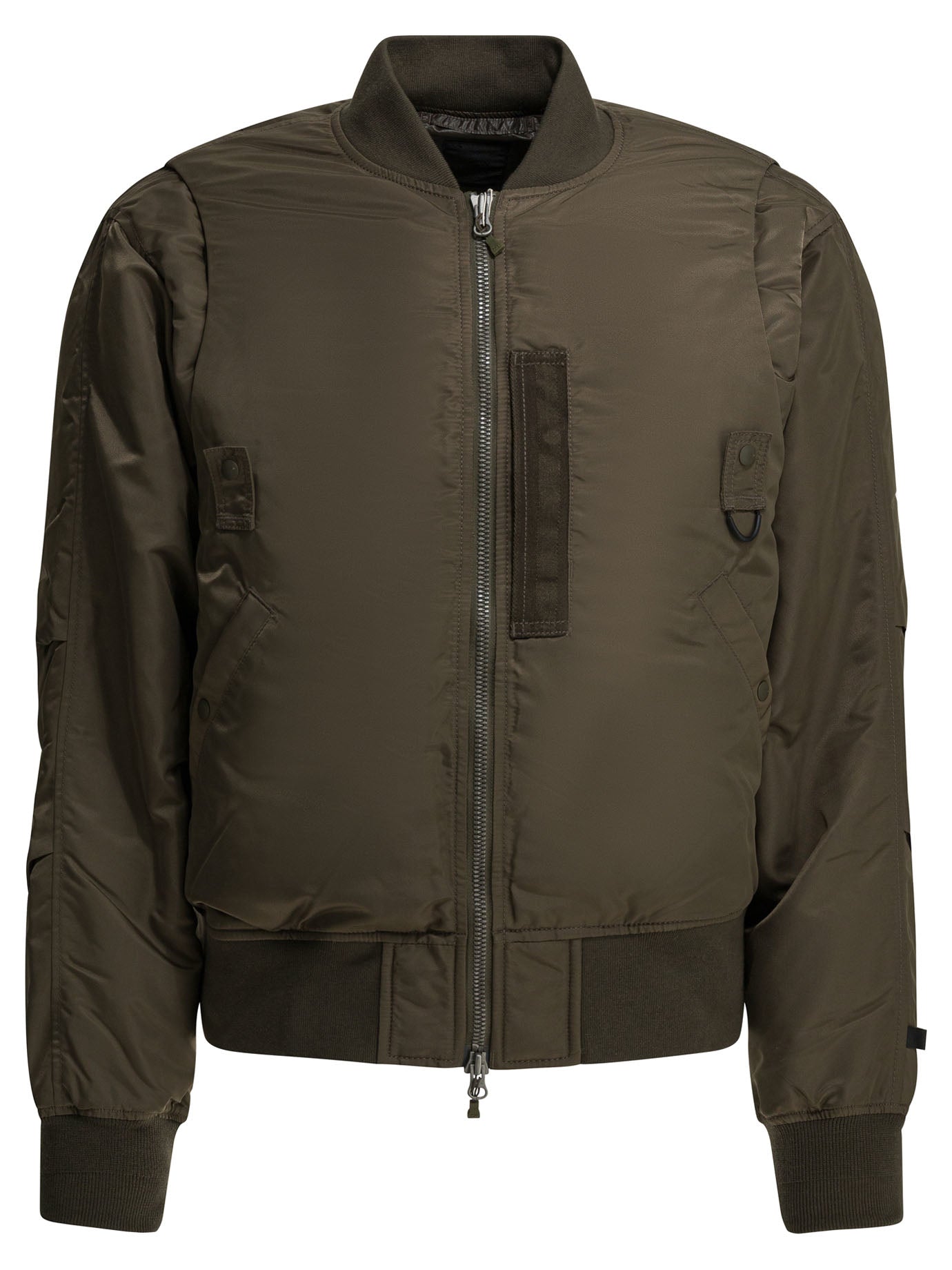 Nylon zippered bomber jacket Jackets and Coats