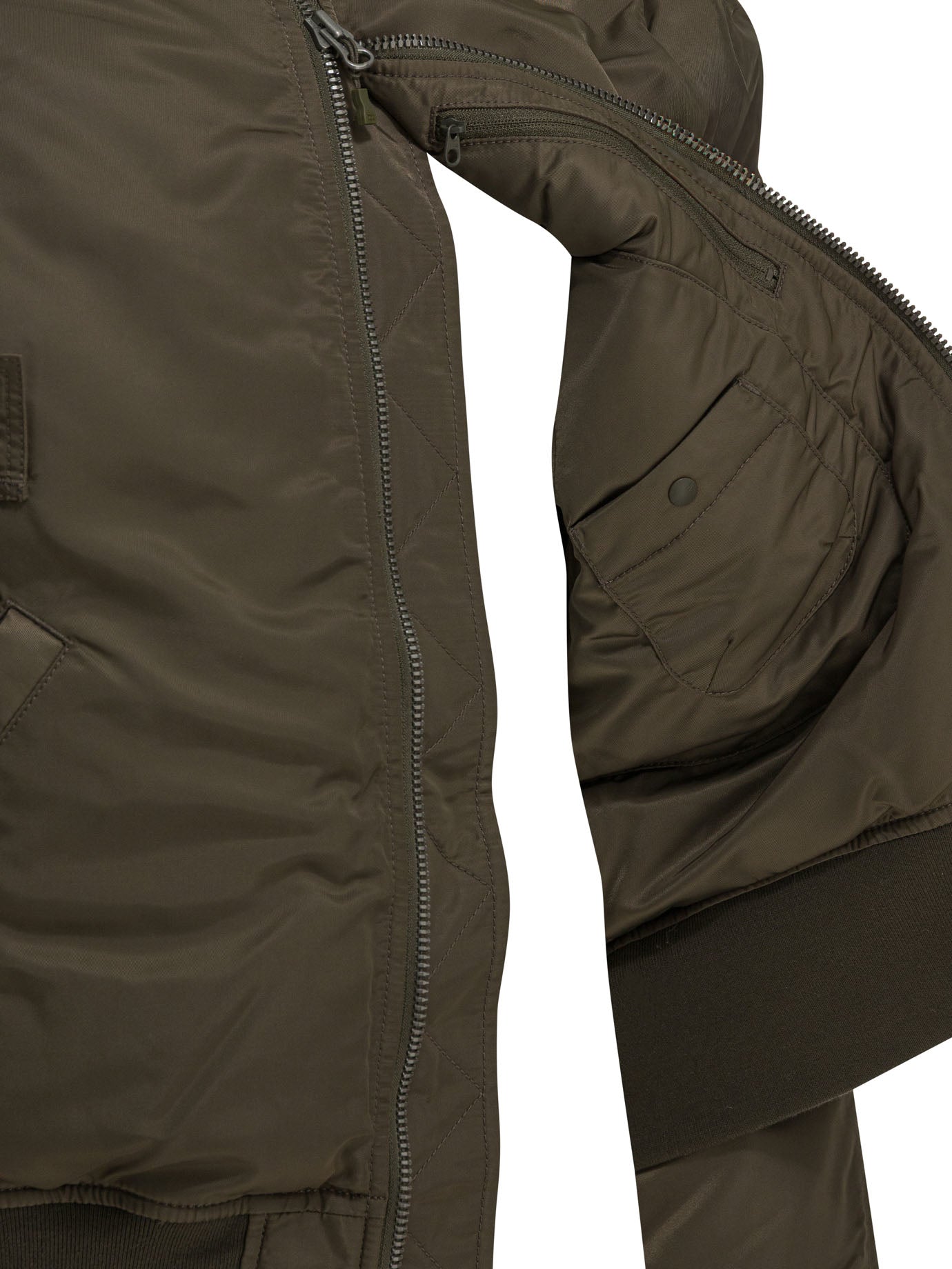 Nylon zippered bomber jacket Jackets and Coats