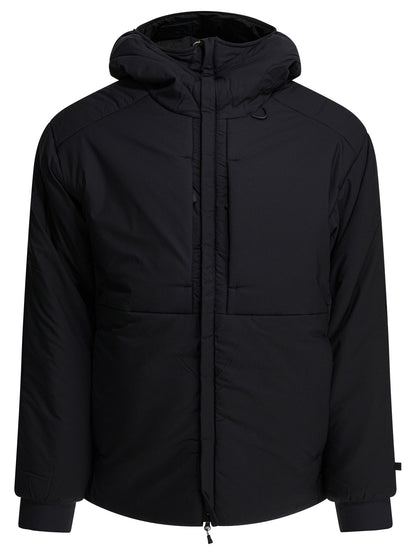 Short down jacket with zipper and hood Jackets and Coats