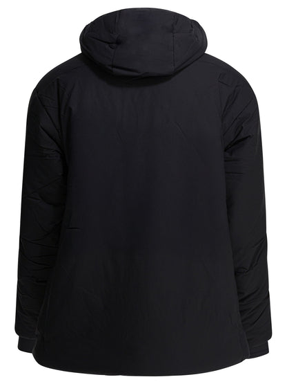 Short down jacket with zipper and hood Jackets and Coats