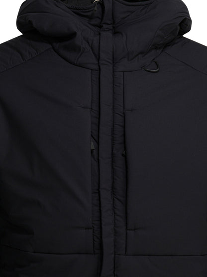 Short down jacket with zipper and hood Jackets and Coats