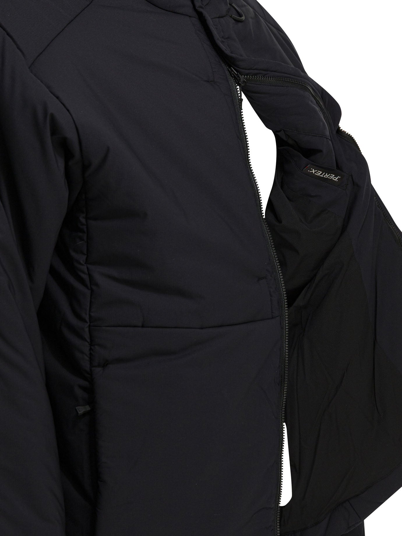 Short down jacket with zipper and hood Jackets and Coats
