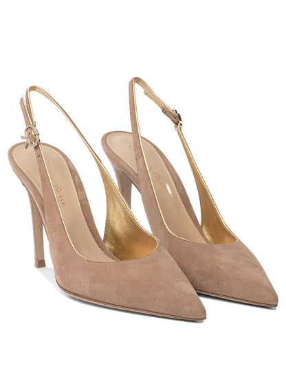 "Yves" Slingback 100 mm Sandals