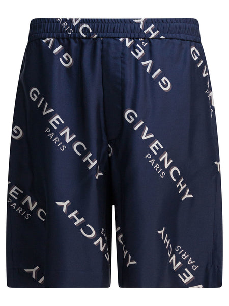 "Givenchy Shadow" Shorts Shorts