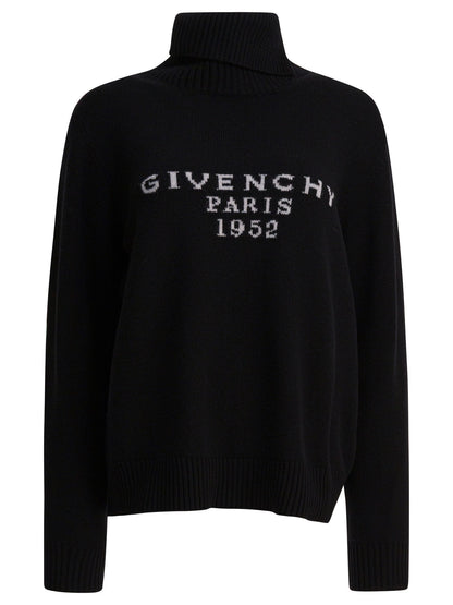 Givenchy Paris 1952" turtleneck sweater Knitwear