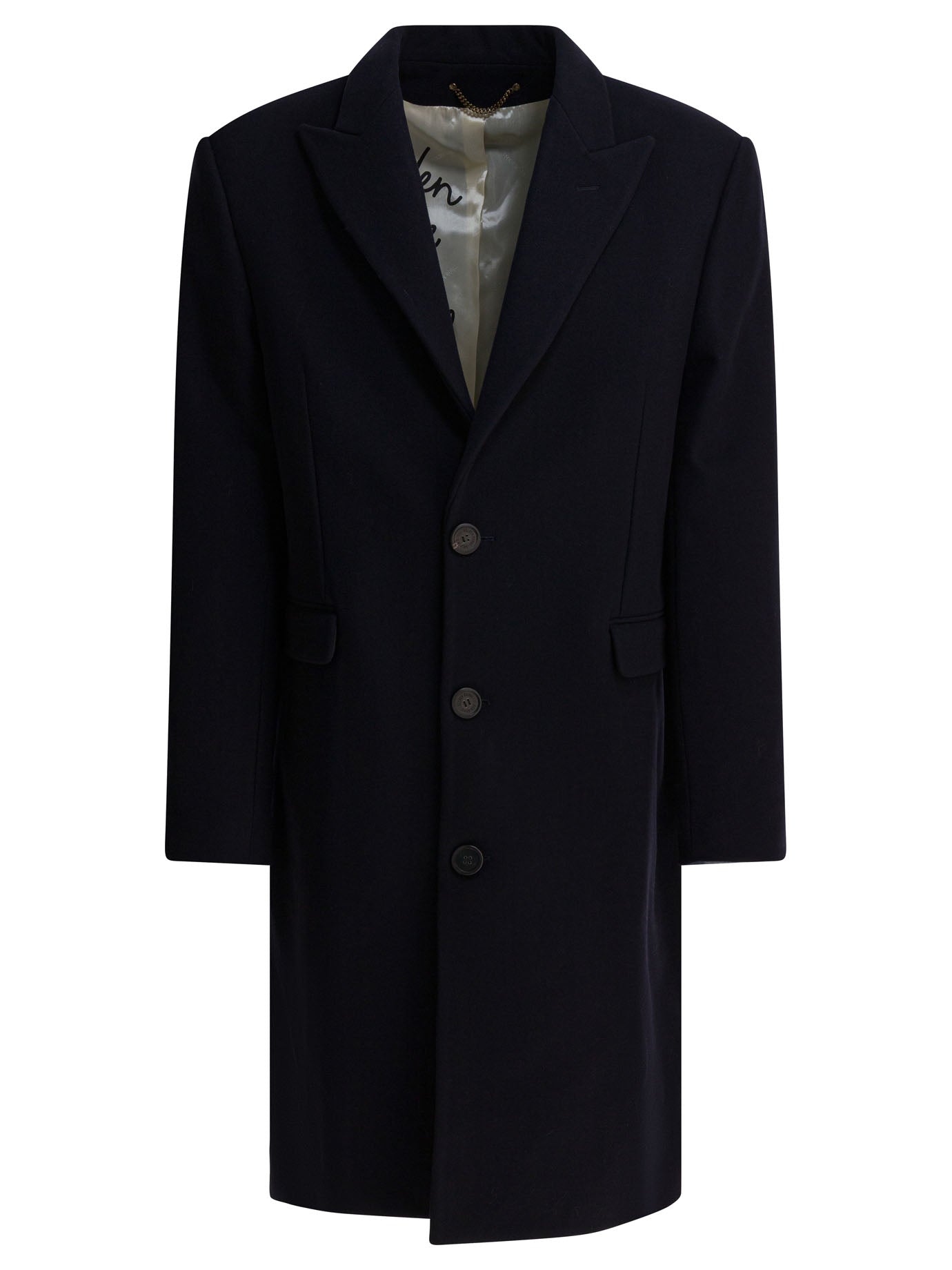 Single-breasted wool coat Jackets and Coats