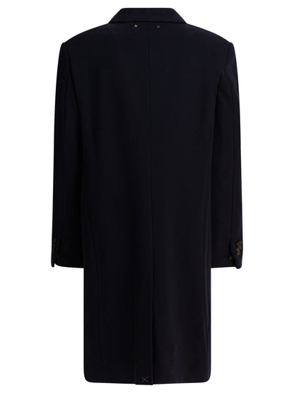 Single-breasted wool coat Jackets and Coats