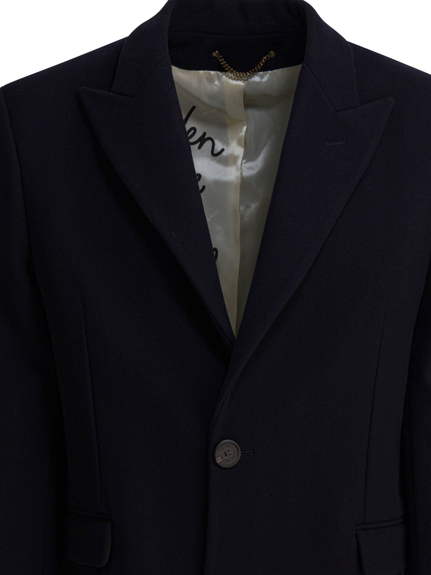 Single-breasted wool coat Jackets and Coats