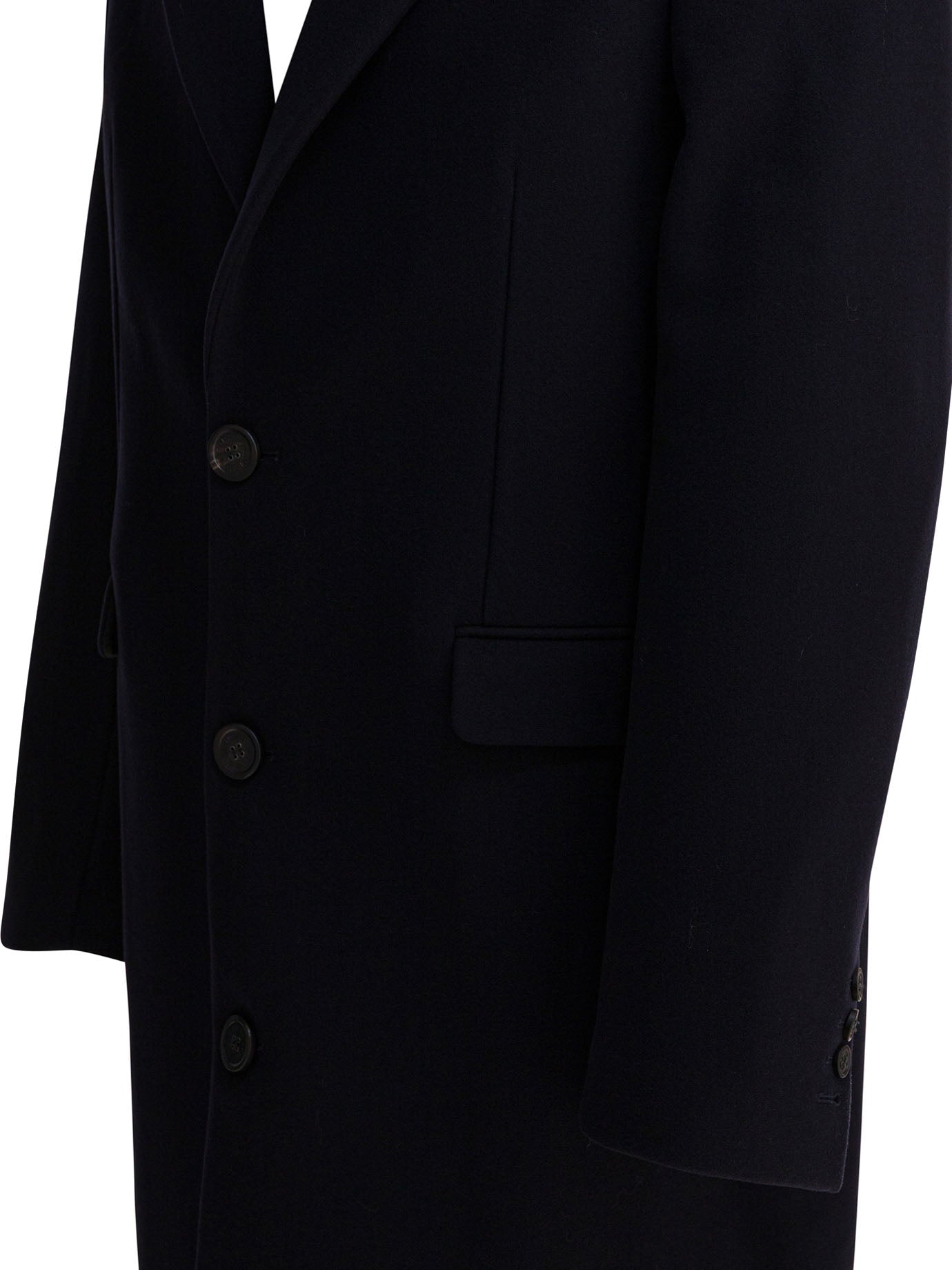 Single-breasted wool coat Jackets and Coats
