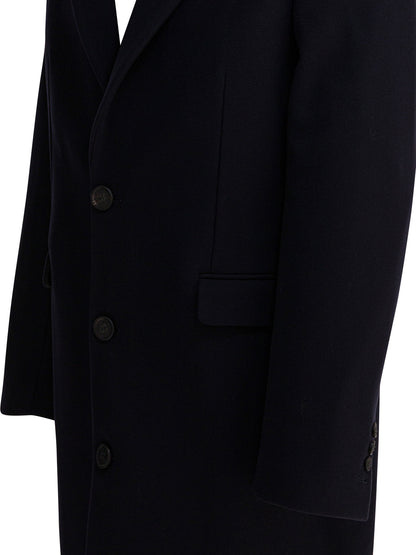 Single-breasted wool coat Jackets and Coats