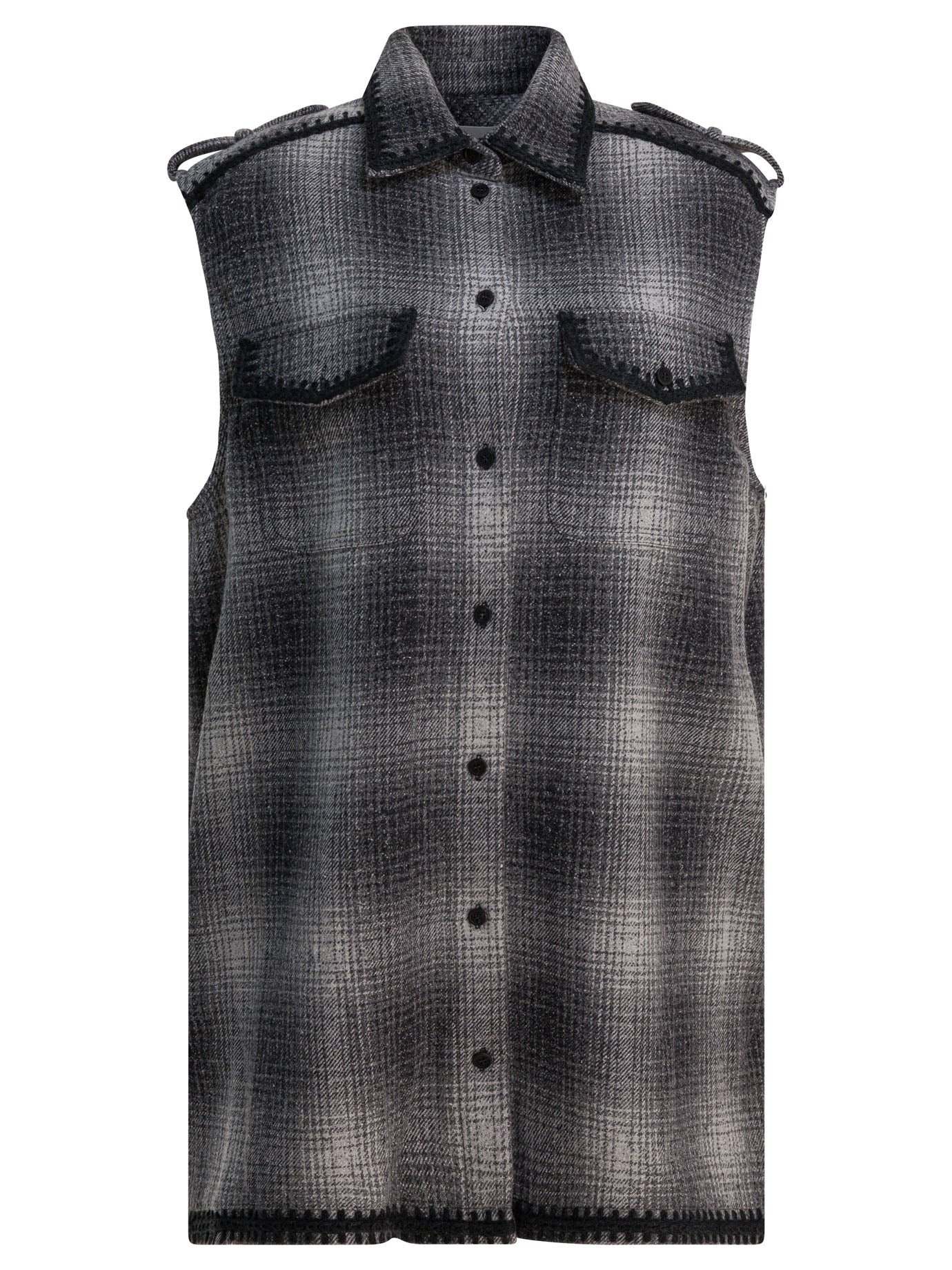 Wool-blend chemisier dress Dresses