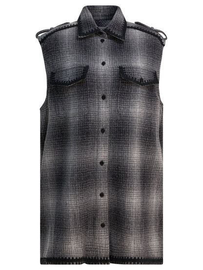 Wool-blend chemisier dress Dresses