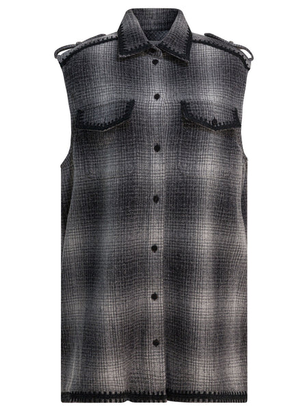 Wool-blend chemisier dress Dresses