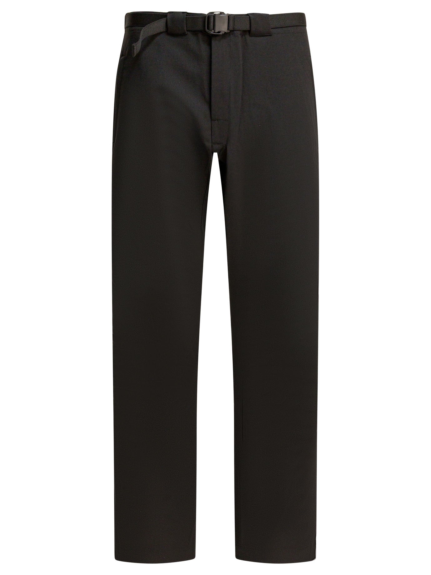 Wool blend belted pants Trousers