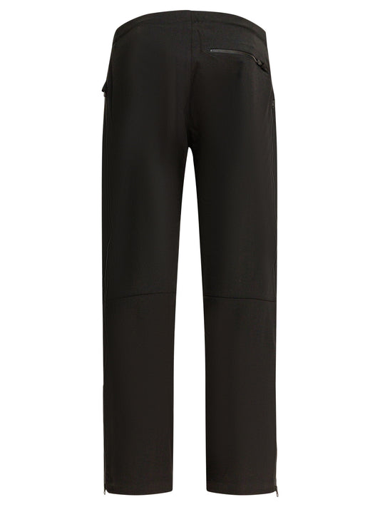Wool blend belted pants Trousers