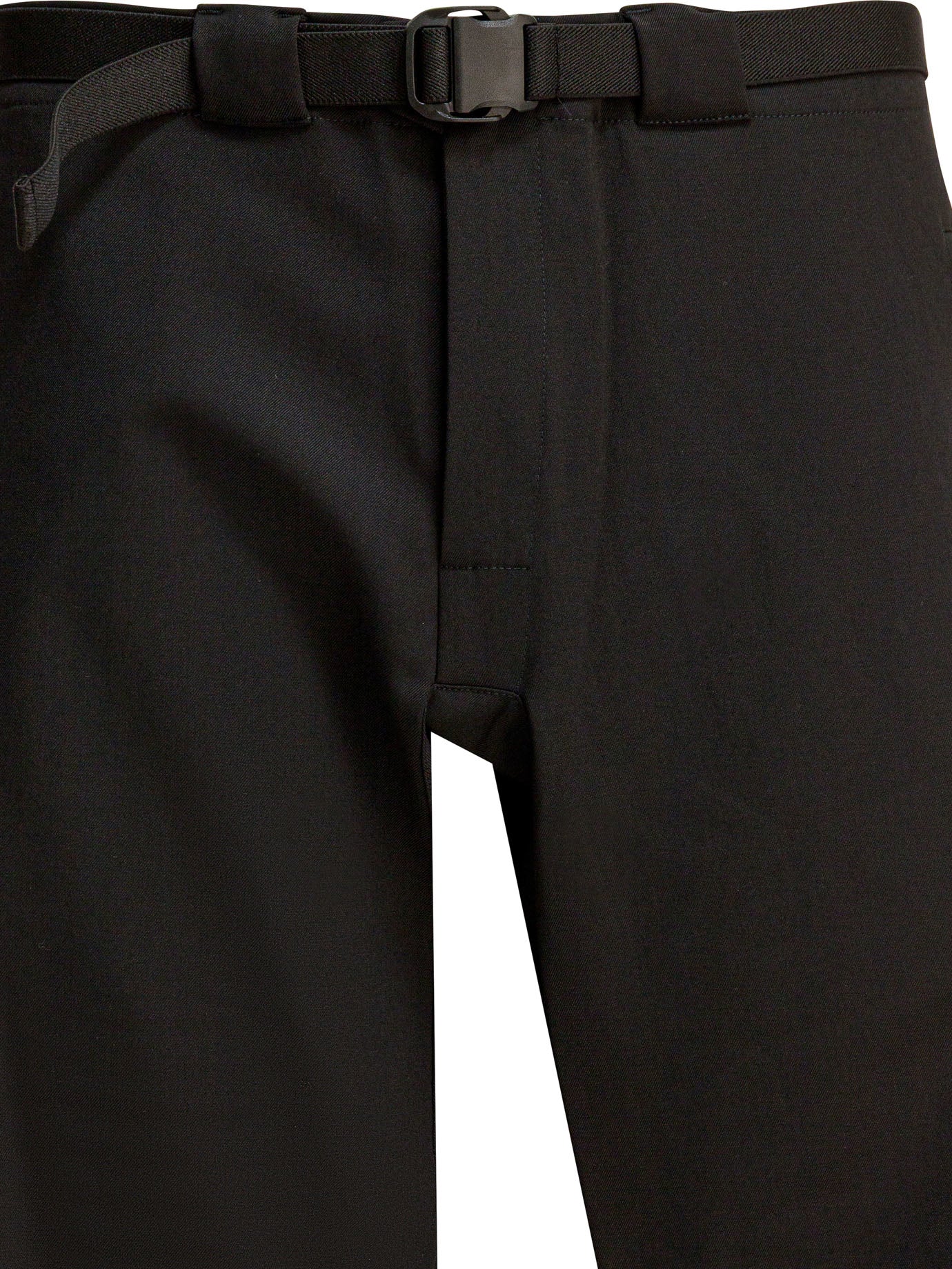 Wool blend belted pants Trousers