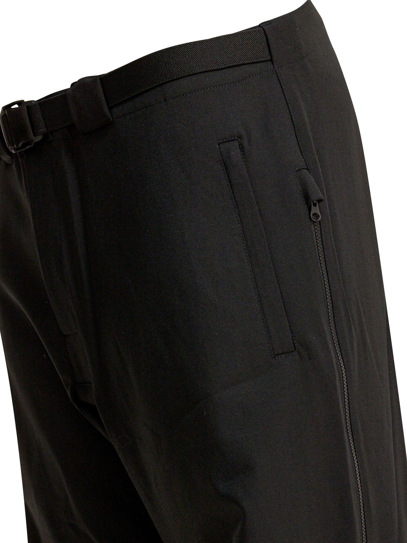 Wool blend belted pants Trousers
