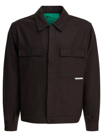 Wool blend overshirt jacket Jackets and Coats