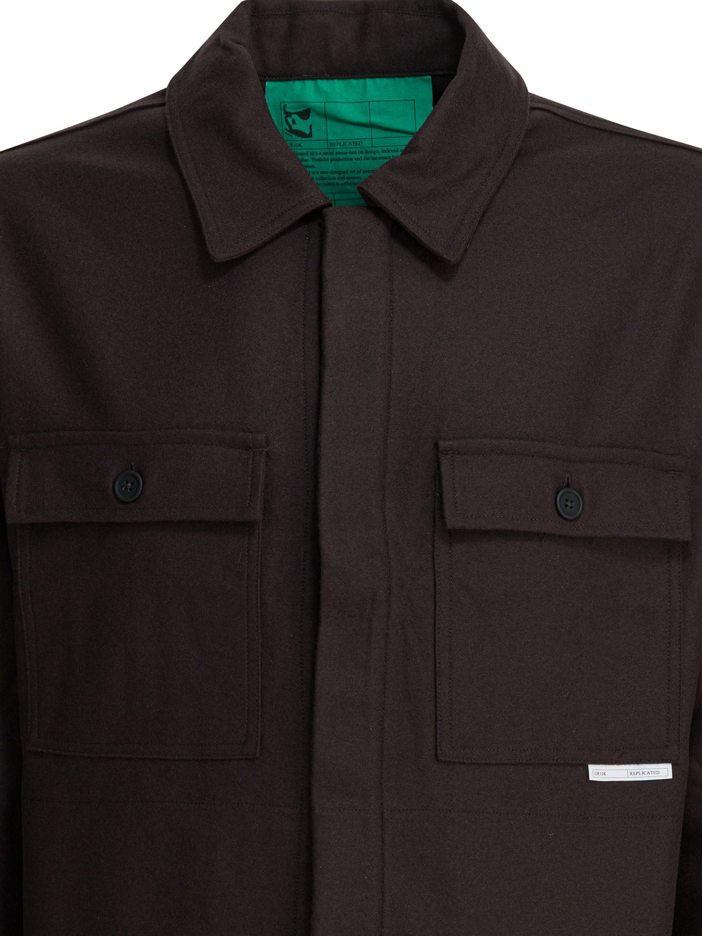 Wool blend overshirt jacket Jackets and Coats