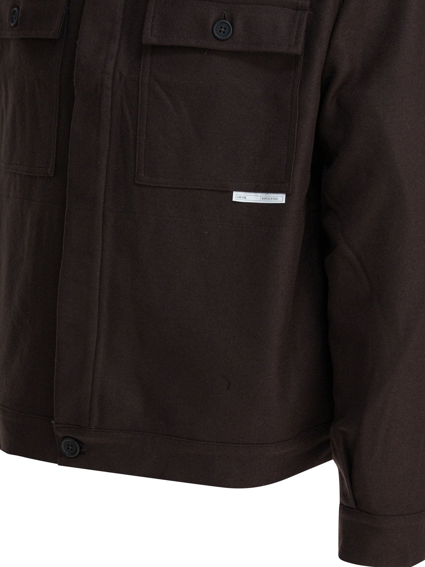 Wool blend overshirt jacket Jackets and Coats