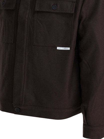Wool blend overshirt jacket Jackets and Coats