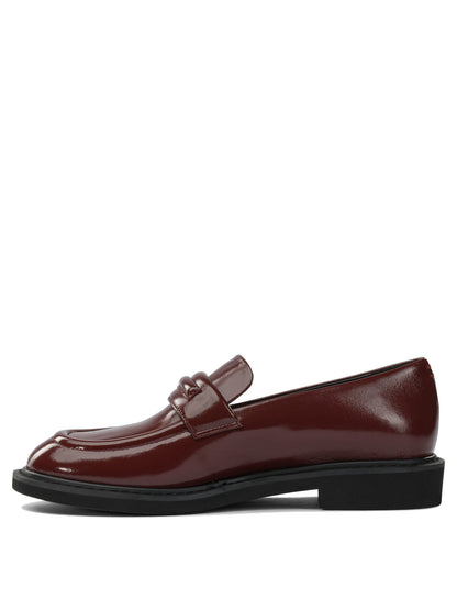 Glossy leather loafers Loafers & Slippers