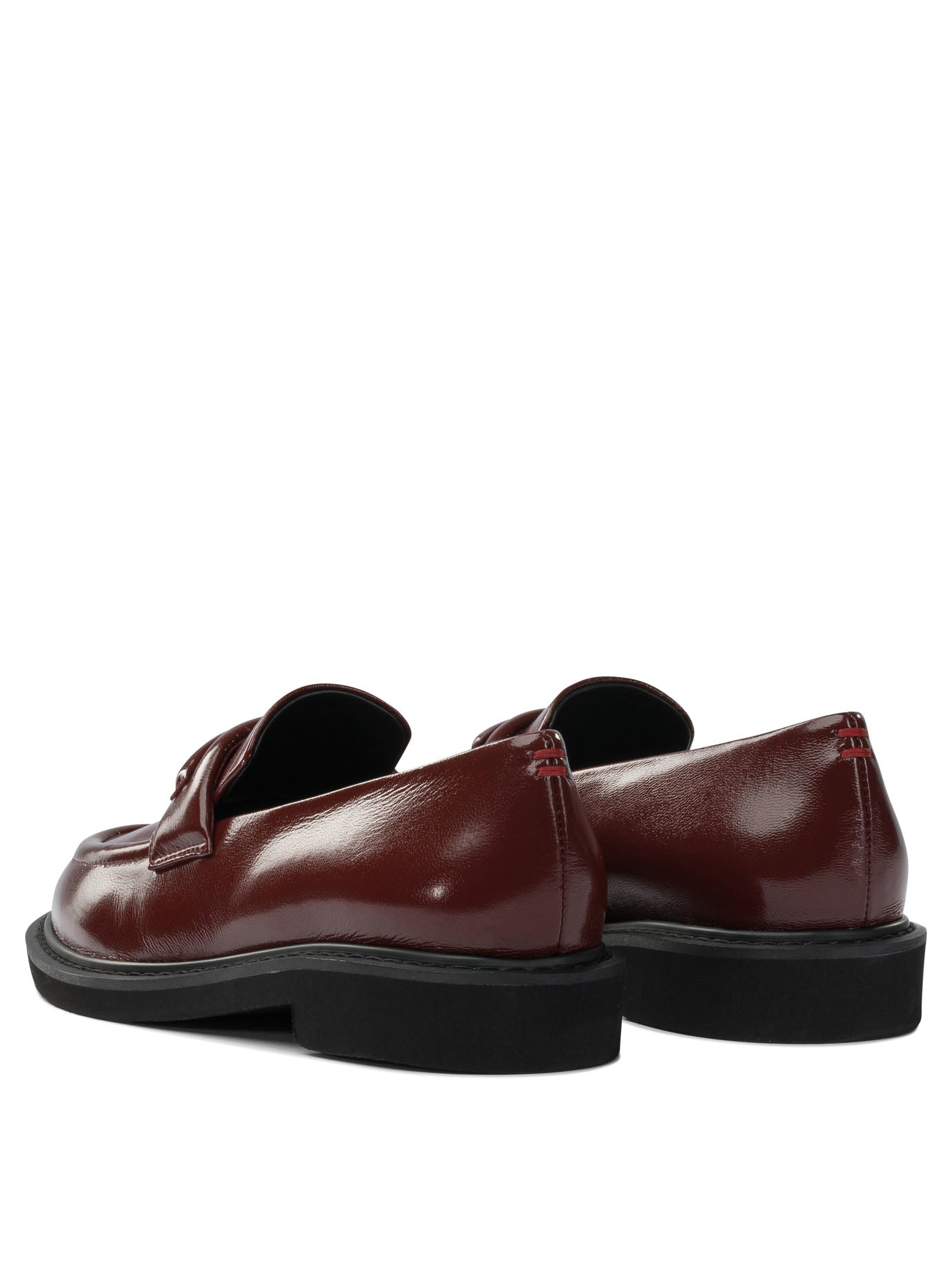 Glossy leather loafers Loafers & Slippers