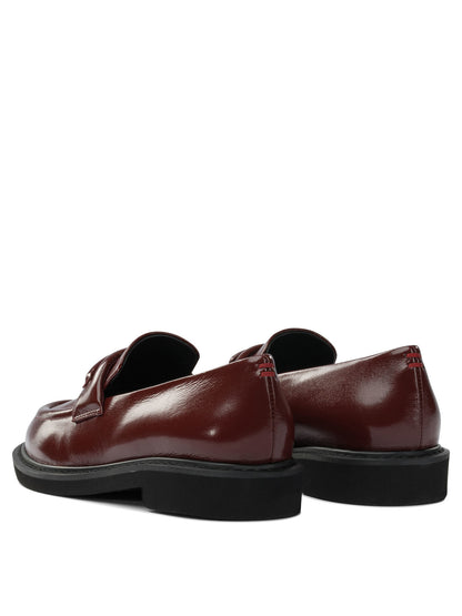 Glossy leather loafers Loafers & Slippers