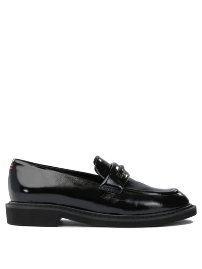 Glossy leather loafers Loafers & Slippers
