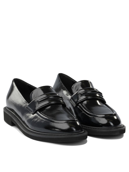 Glossy leather loafers Loafers & Slippers