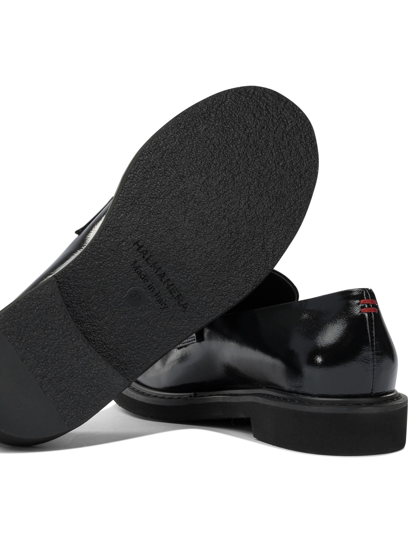 Glossy leather loafers Loafers & Slippers