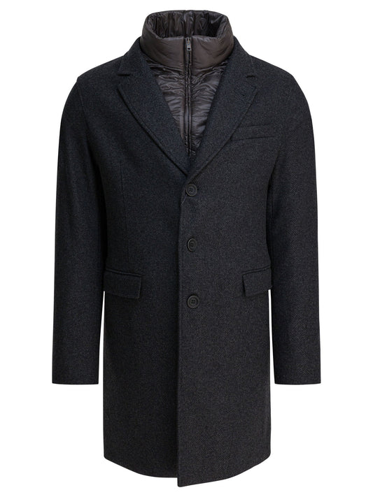 Wool coat with vest Jackets and Coats