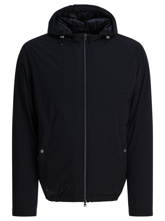 Short down jacket with hood Jackets and Coats