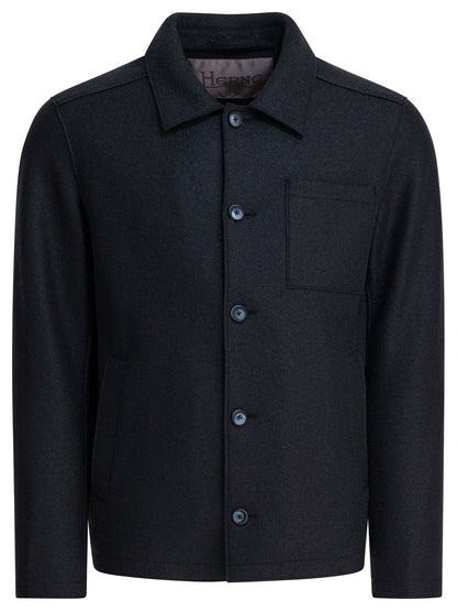 Virgin wool overshirt jacket Jackets and Coats