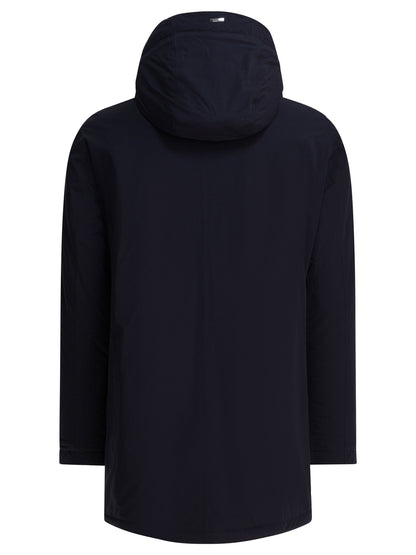 "Resort" long nylon down jacket Jackets and Coats
