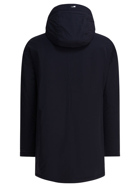 "Resort" long nylon down jacket Jackets and Coats