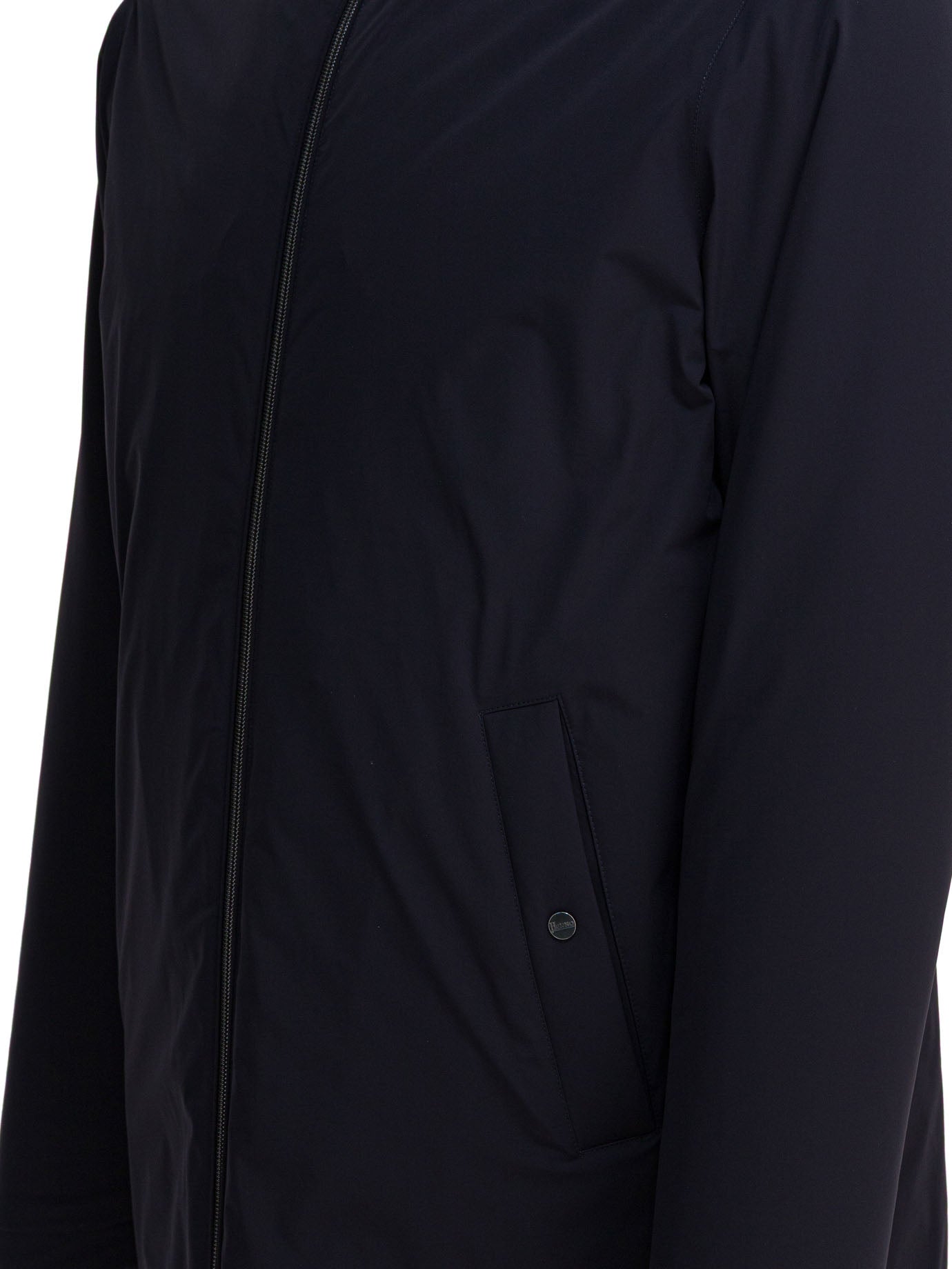 "Resort" long nylon down jacket Jackets and Coats