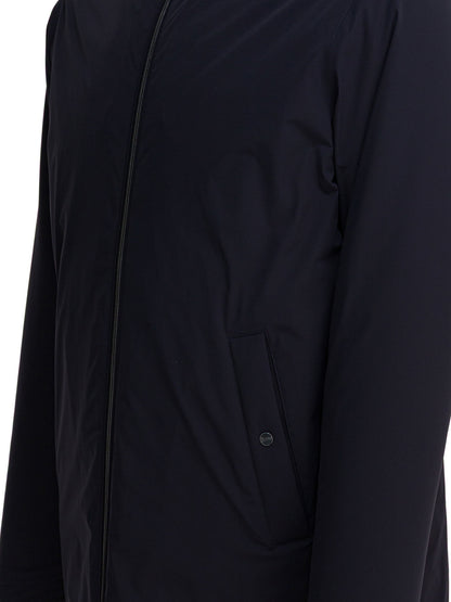 "Resort" long nylon down jacket Jackets and Coats