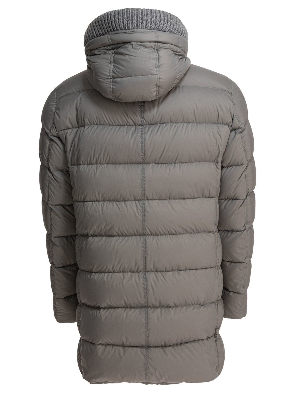 Long down jacket with hood Jackets and Coats