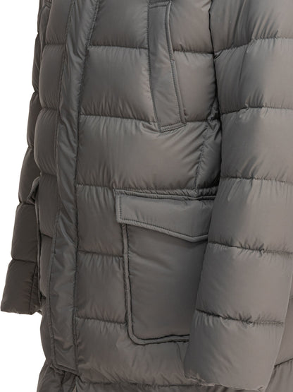 Long down jacket with hood Jackets and Coats