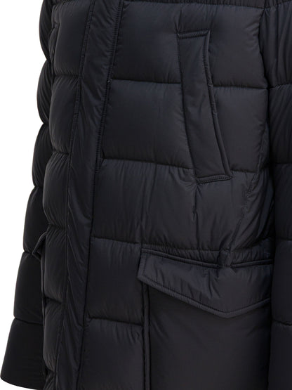 Long down jacket with hood Jackets and Coats