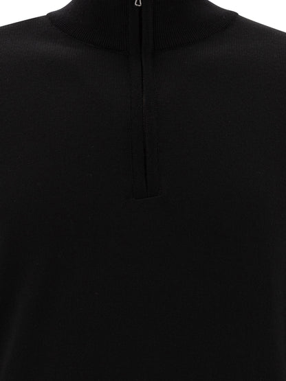 Merino wool "Tapton" half-zip sweater Knitwear