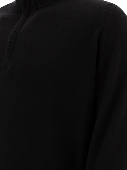 Merino wool "Tapton" half-zip sweater Knitwear