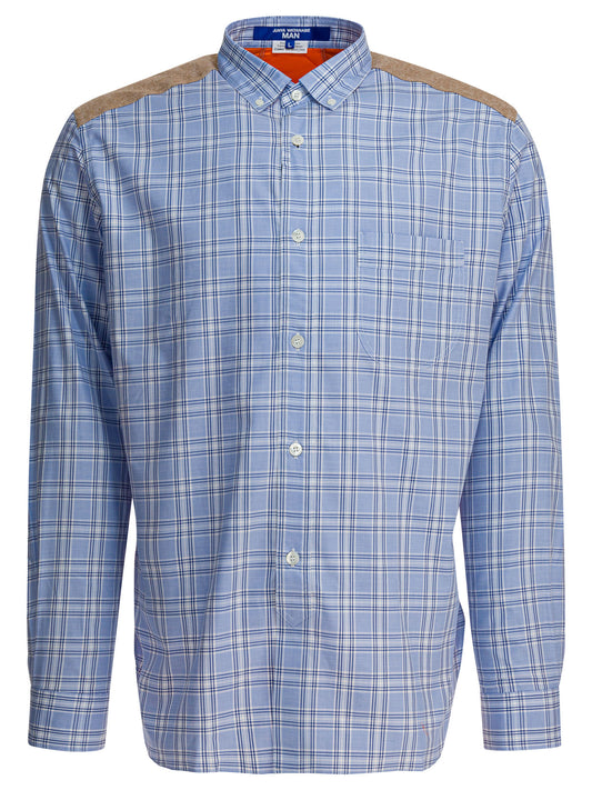 Check shirt with quilted inserts Shirts
