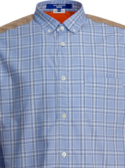 Check shirt with quilted inserts Shirts