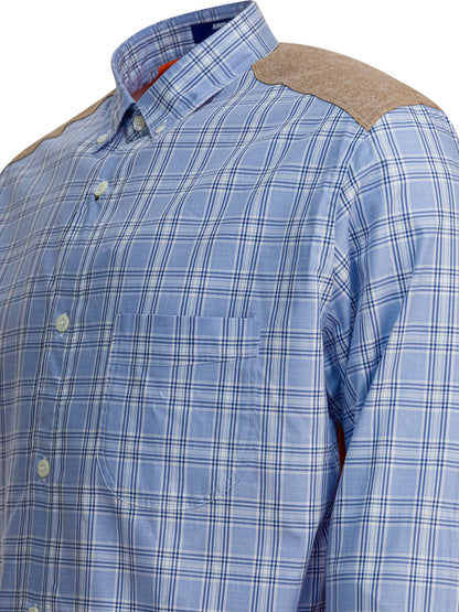 Check shirt with quilted inserts Shirts