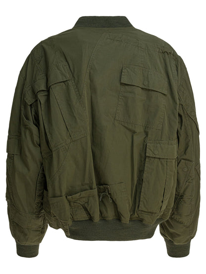 Cotton and nylon bomber jacket Jackets and Coats