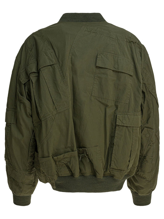 Cotton and nylon bomber jacket Jackets and Coats