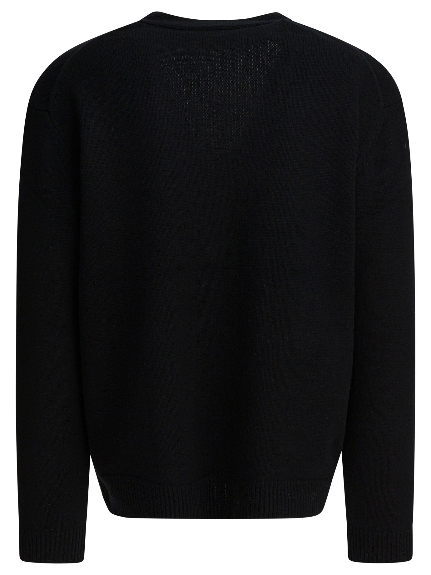 Wool cardigan with Fox Head Knitwear